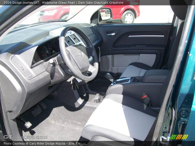 Melbourne Green Pearl / Dark Slate Gray/Light Graystone 2009 Dodge Journey SXT
