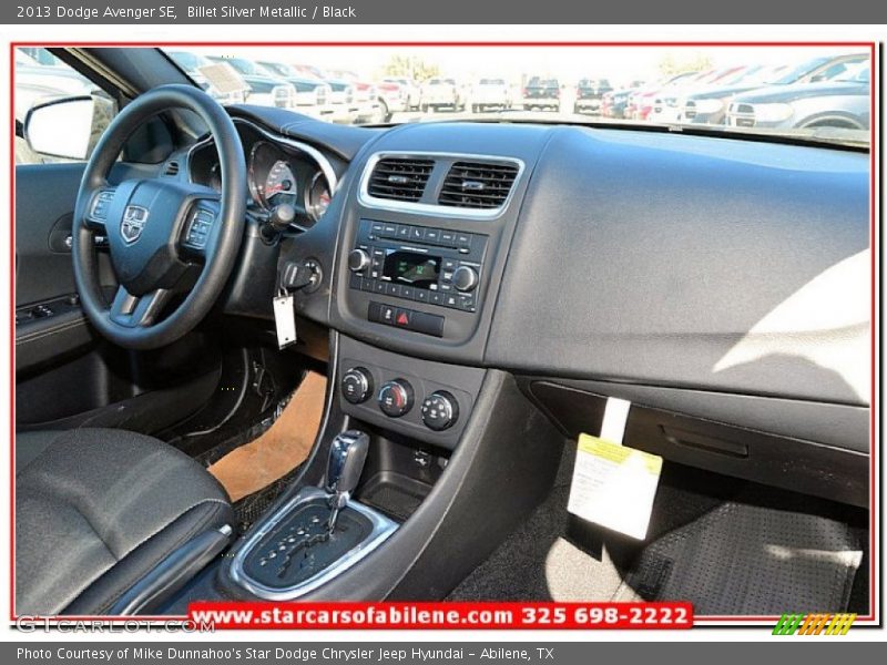 Billet Silver Metallic / Black 2013 Dodge Avenger SE