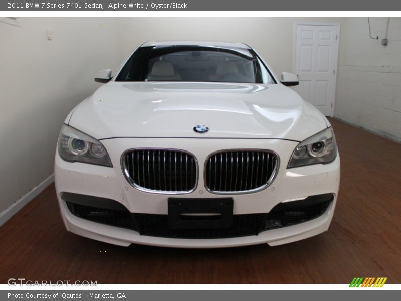 Alpine White / Oyster/Black 2011 BMW 7 Series 740Li Sedan