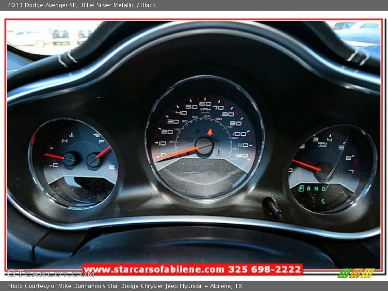 Billet Silver Metallic / Black 2013 Dodge Avenger SE