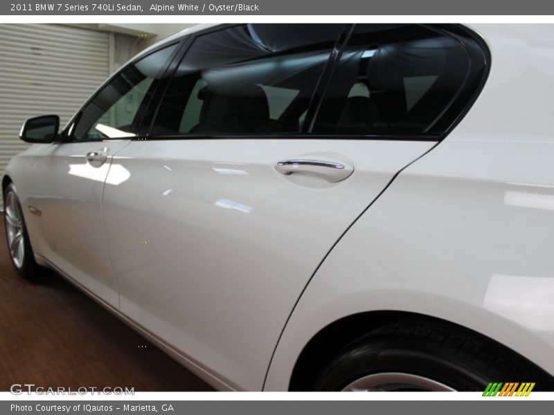 Alpine White / Oyster/Black 2011 BMW 7 Series 740Li Sedan