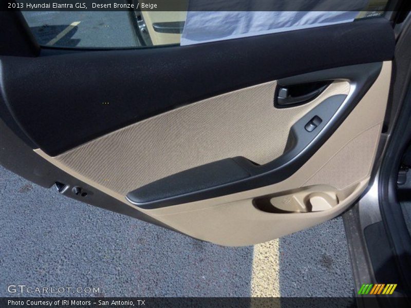 Desert Bronze / Beige 2013 Hyundai Elantra GLS