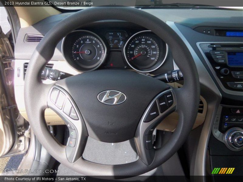 Desert Bronze / Beige 2013 Hyundai Elantra GLS