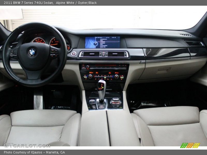 Dashboard of 2011 7 Series 740Li Sedan