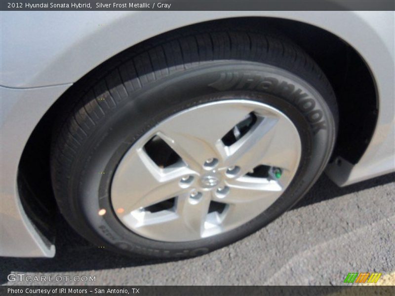 Silver Frost Metallic / Gray 2012 Hyundai Sonata Hybrid