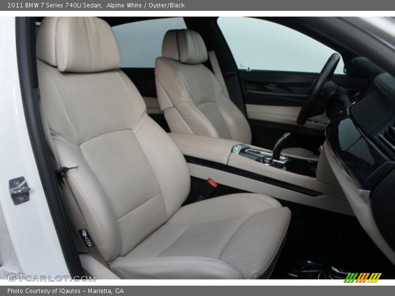 Alpine White / Oyster/Black 2011 BMW 7 Series 740Li Sedan