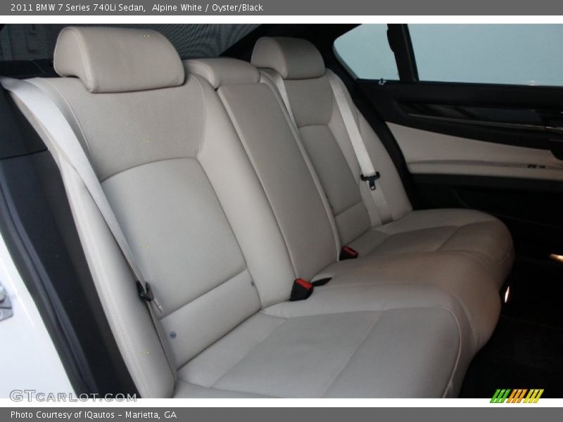 Alpine White / Oyster/Black 2011 BMW 7 Series 740Li Sedan