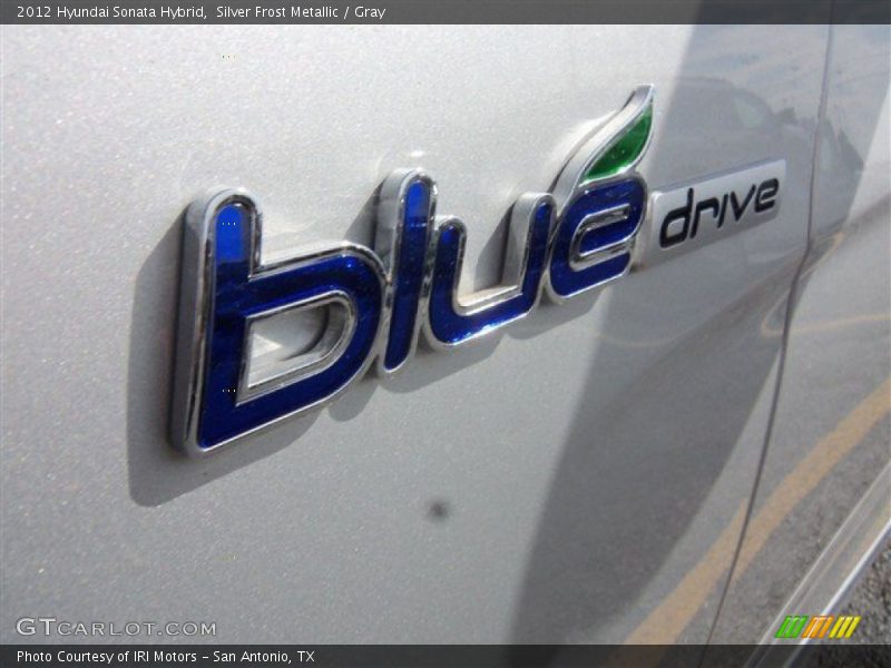Silver Frost Metallic / Gray 2012 Hyundai Sonata Hybrid