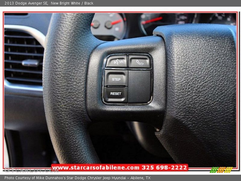 New Bright White / Black 2013 Dodge Avenger SE