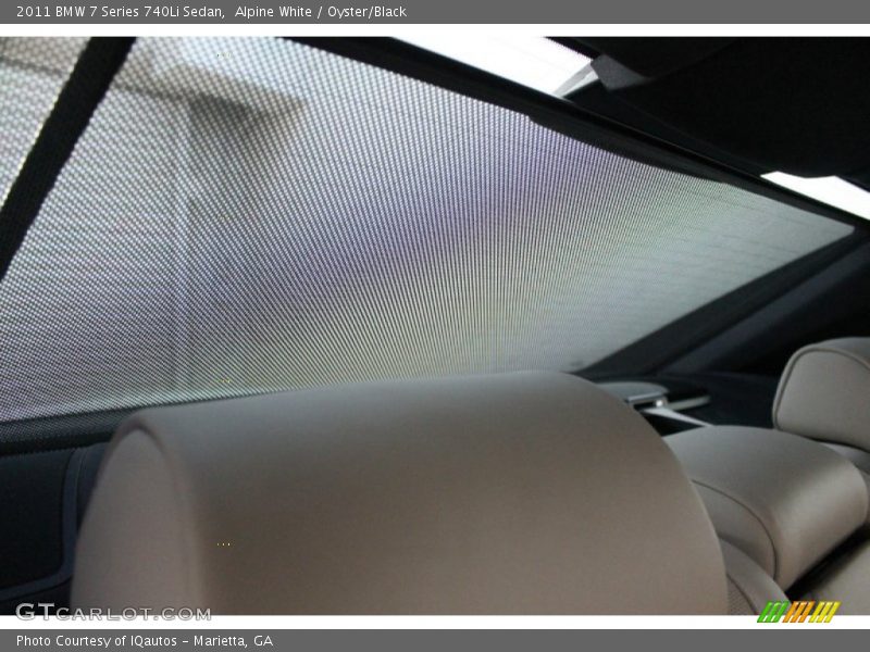 Alpine White / Oyster/Black 2011 BMW 7 Series 740Li Sedan
