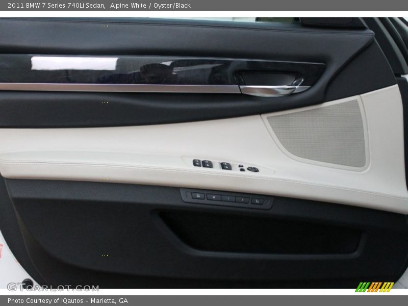 Alpine White / Oyster/Black 2011 BMW 7 Series 740Li Sedan
