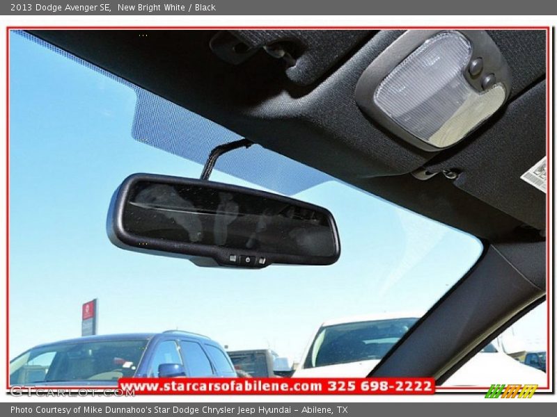 New Bright White / Black 2013 Dodge Avenger SE