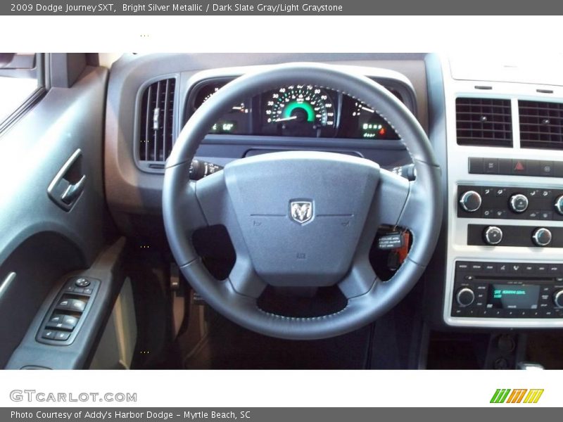 Bright Silver Metallic / Dark Slate Gray/Light Graystone 2009 Dodge Journey SXT