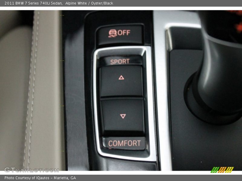 Alpine White / Oyster/Black 2011 BMW 7 Series 740Li Sedan