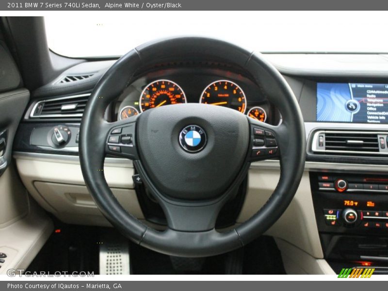  2011 7 Series 740Li Sedan Steering Wheel