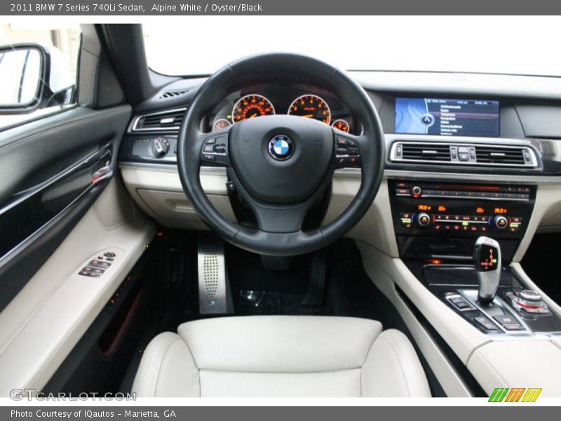 Dashboard of 2011 7 Series 740Li Sedan