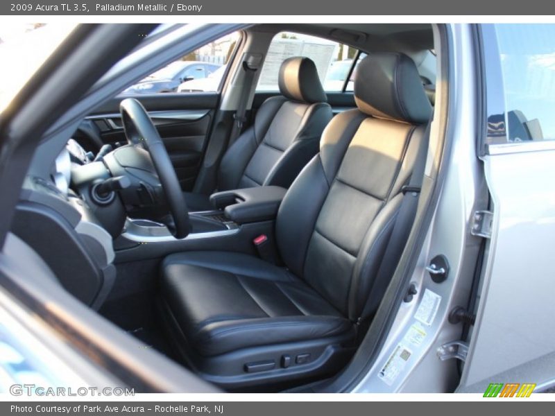 Palladium Metallic / Ebony 2009 Acura TL 3.5