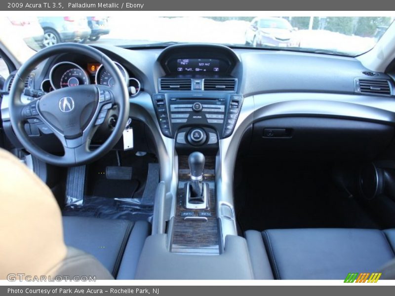 Palladium Metallic / Ebony 2009 Acura TL 3.5