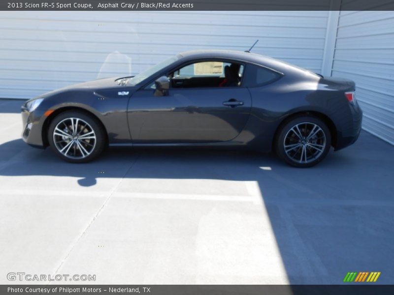 Asphalt Gray / Black/Red Accents 2013 Scion FR-S Sport Coupe