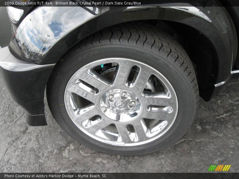 Brilliant Black Crystal Pearl / Dark Slate Gray/Blue 2009 Dodge Nitro R/T 4x4