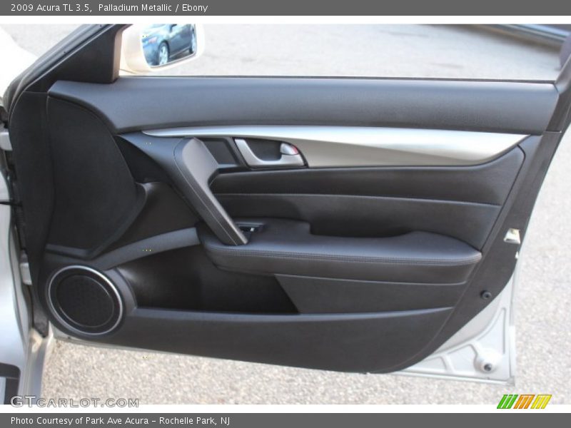 Palladium Metallic / Ebony 2009 Acura TL 3.5