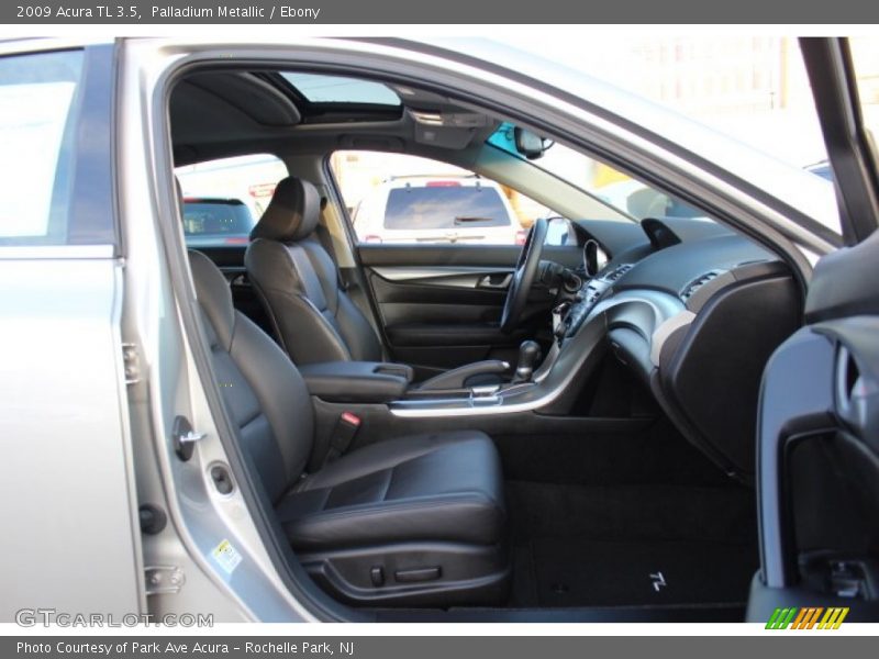 Palladium Metallic / Ebony 2009 Acura TL 3.5