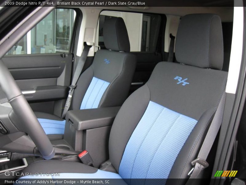 Brilliant Black Crystal Pearl / Dark Slate Gray/Blue 2009 Dodge Nitro R/T 4x4