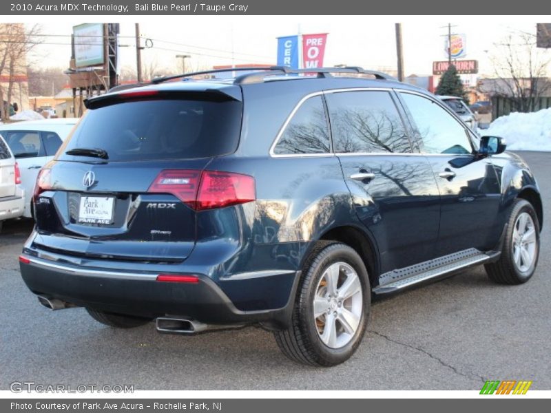 Bali Blue Pearl / Taupe Gray 2010 Acura MDX Technology