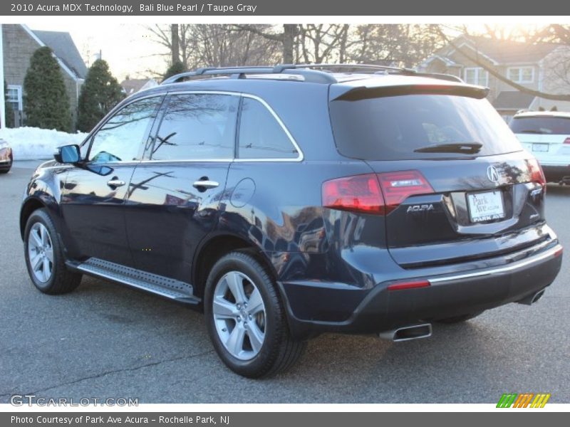 Bali Blue Pearl / Taupe Gray 2010 Acura MDX Technology