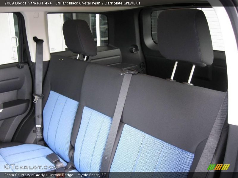 Brilliant Black Crystal Pearl / Dark Slate Gray/Blue 2009 Dodge Nitro R/T 4x4