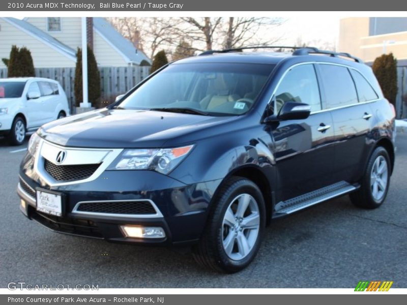 Bali Blue Pearl / Taupe Gray 2010 Acura MDX Technology