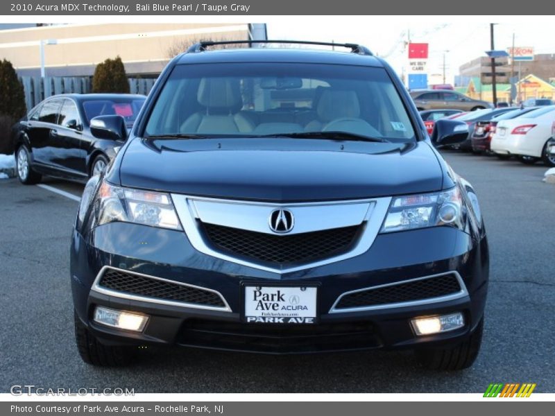 Bali Blue Pearl / Taupe Gray 2010 Acura MDX Technology