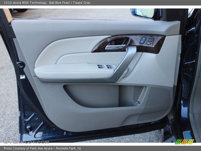 Bali Blue Pearl / Taupe Gray 2010 Acura MDX Technology