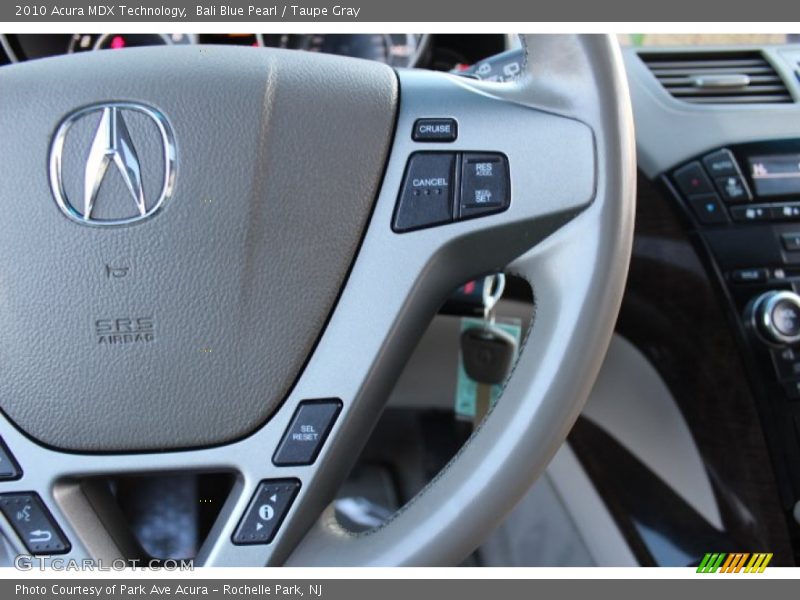 Bali Blue Pearl / Taupe Gray 2010 Acura MDX Technology