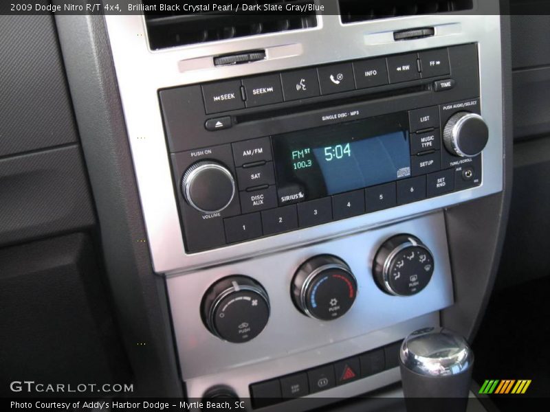 Brilliant Black Crystal Pearl / Dark Slate Gray/Blue 2009 Dodge Nitro R/T 4x4