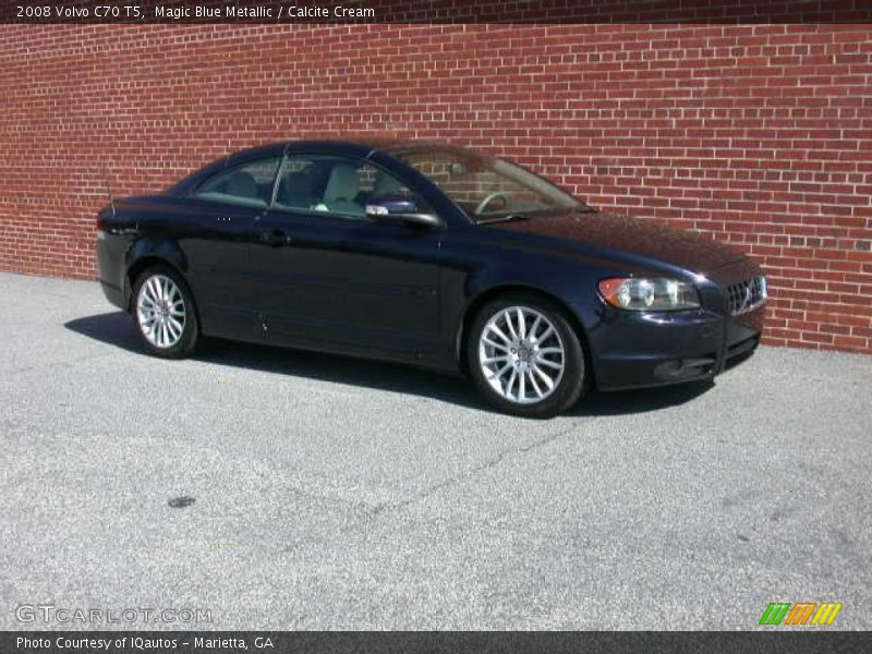 Magic Blue Metallic / Calcite Cream 2008 Volvo C70 T5