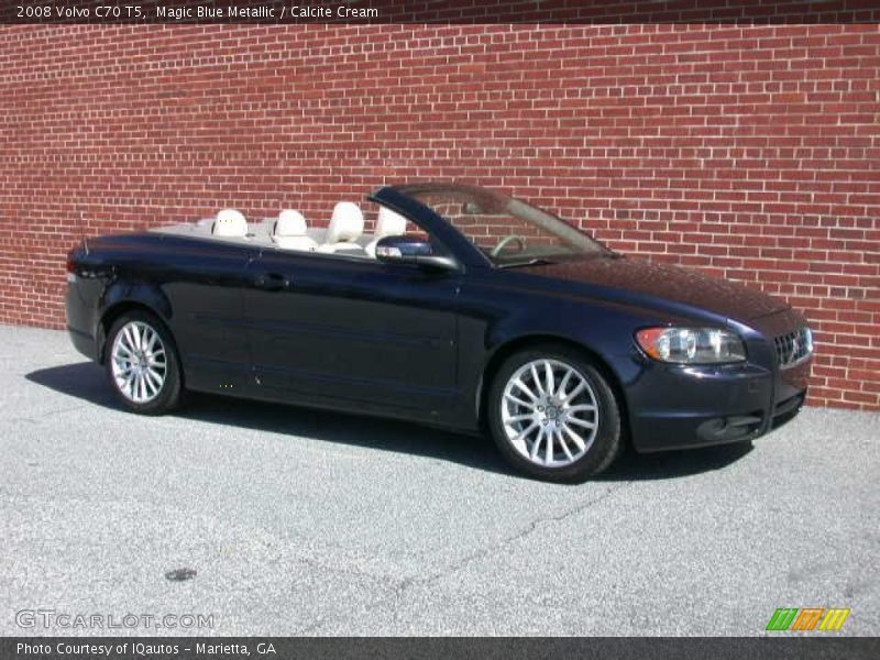 Magic Blue Metallic / Calcite Cream 2008 Volvo C70 T5