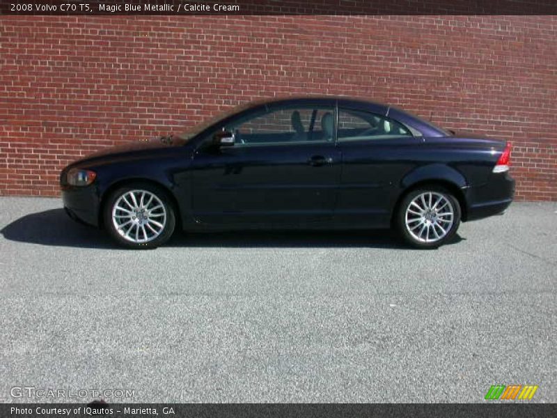Magic Blue Metallic / Calcite Cream 2008 Volvo C70 T5
