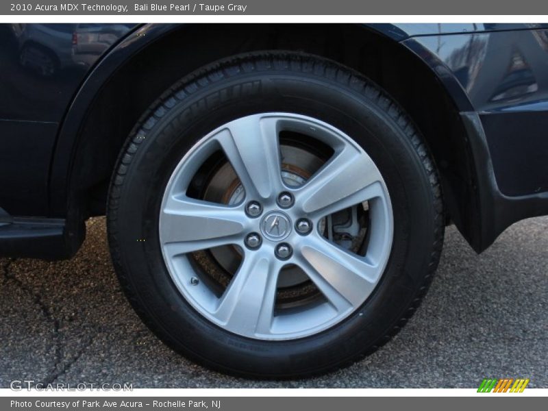 Bali Blue Pearl / Taupe Gray 2010 Acura MDX Technology