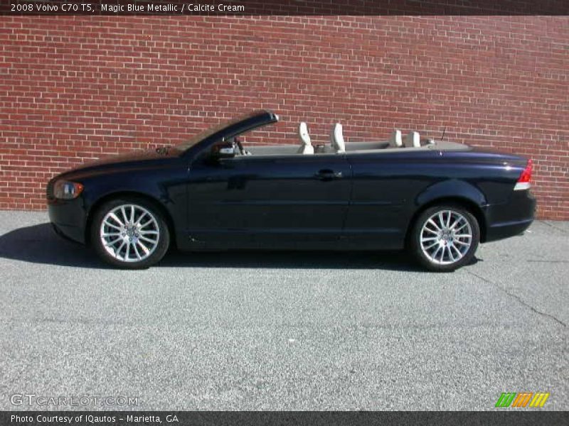 Magic Blue Metallic / Calcite Cream 2008 Volvo C70 T5