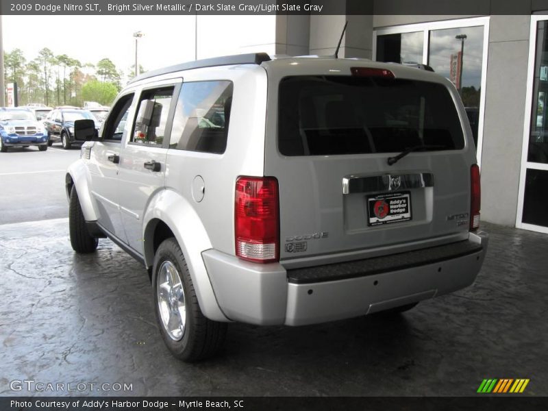 Bright Silver Metallic / Dark Slate Gray/Light Slate Gray 2009 Dodge Nitro SLT