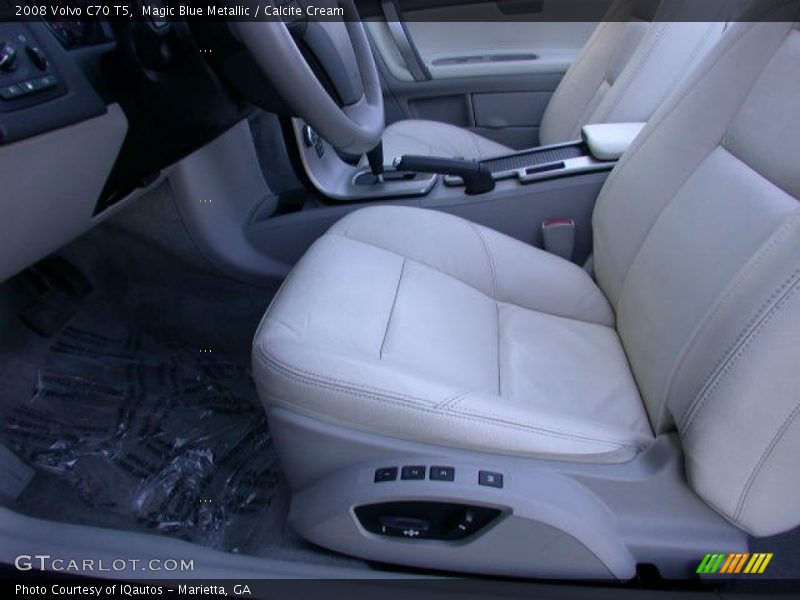 Magic Blue Metallic / Calcite Cream 2008 Volvo C70 T5