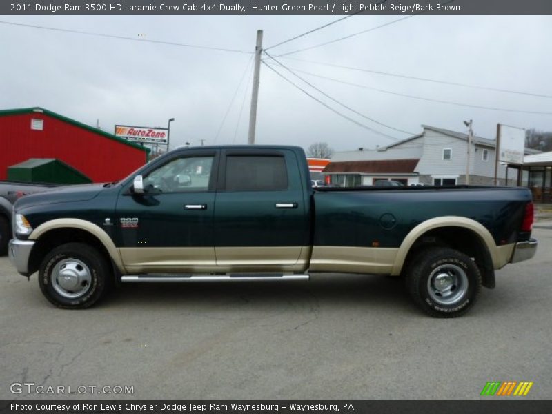  2011 Ram 3500 HD Laramie Crew Cab 4x4 Dually Hunter Green Pearl