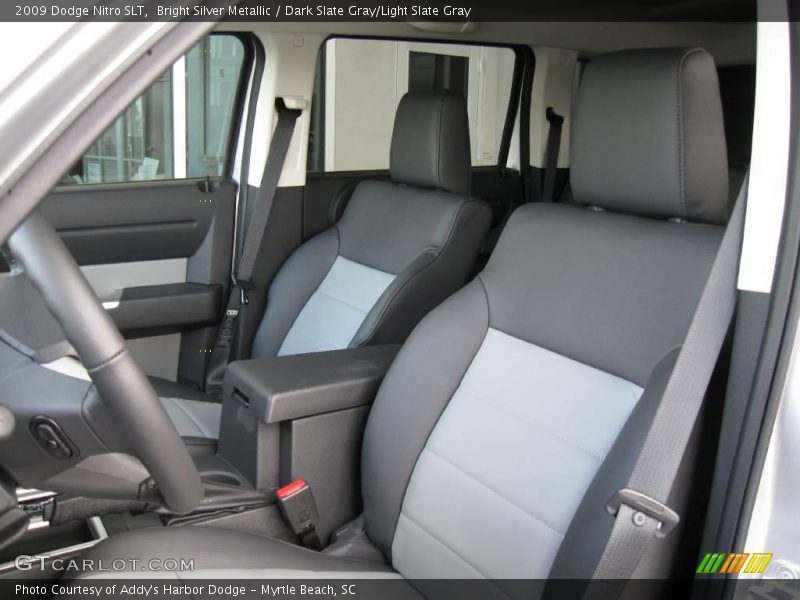 Bright Silver Metallic / Dark Slate Gray/Light Slate Gray 2009 Dodge Nitro SLT