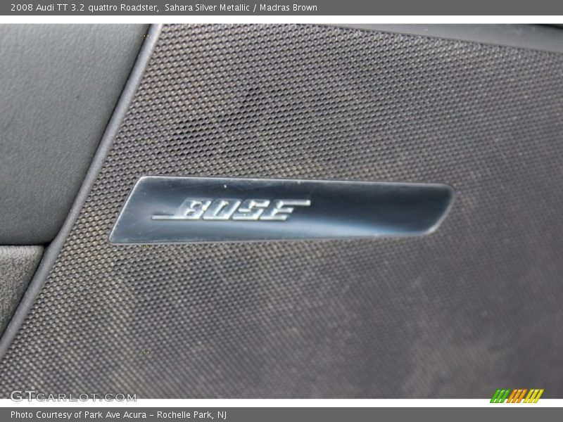 Sahara Silver Metallic / Madras Brown 2008 Audi TT 3.2 quattro Roadster