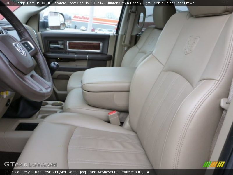 Front Seat of 2011 Ram 3500 HD Laramie Crew Cab 4x4 Dually