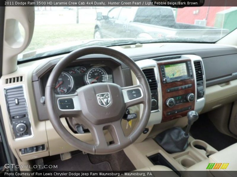 Dashboard of 2011 Ram 3500 HD Laramie Crew Cab 4x4 Dually