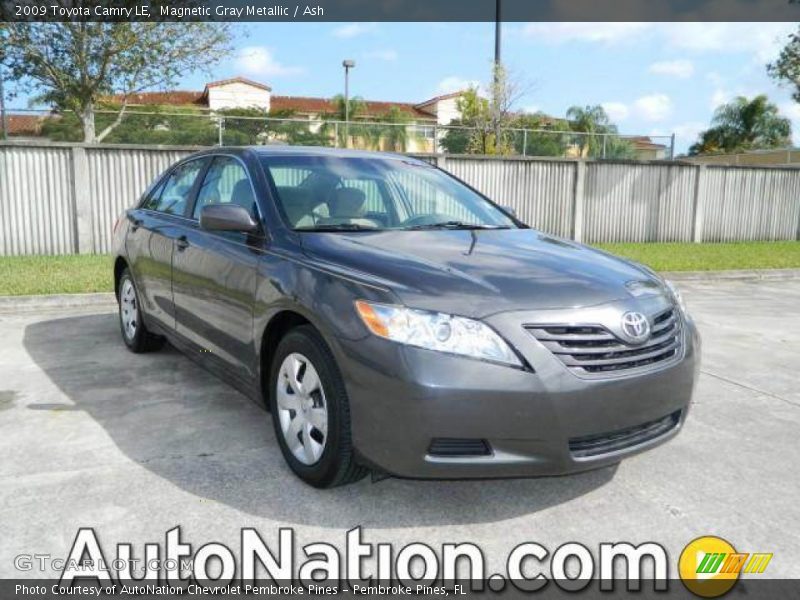 Magnetic Gray Metallic / Ash 2009 Toyota Camry LE