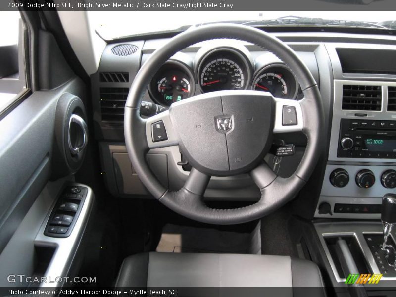 Bright Silver Metallic / Dark Slate Gray/Light Slate Gray 2009 Dodge Nitro SLT