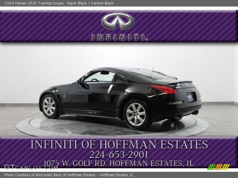 Super Black / Carbon Black 2004 Nissan 350Z Touring Coupe